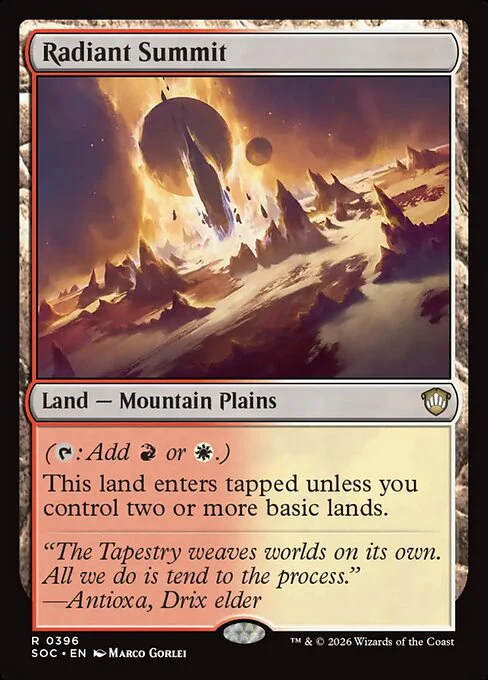 Radiant Summit (396) - Secrets of Strixhaven Commander
