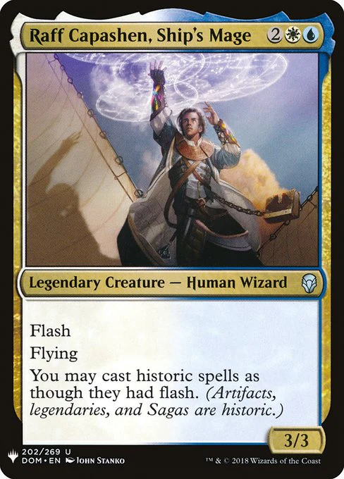 Raff Capashen, Ship's Mage (DOM-202) - The List
