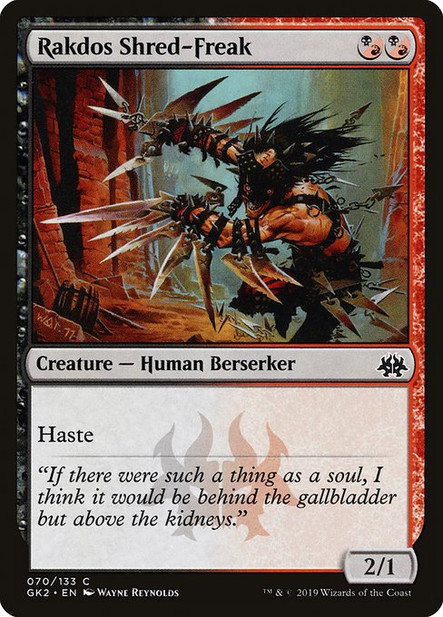 Rakdos Shred-Freak (70) - RNA Guild Kit