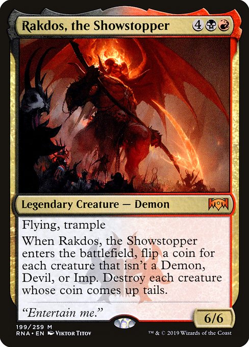 Rakdos, the Showstopper (199) - Ravnica Allegiance