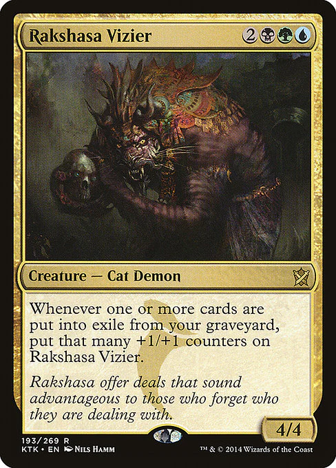 Rakshasa Vizier (193) (Foil) - Khans of Tarkir