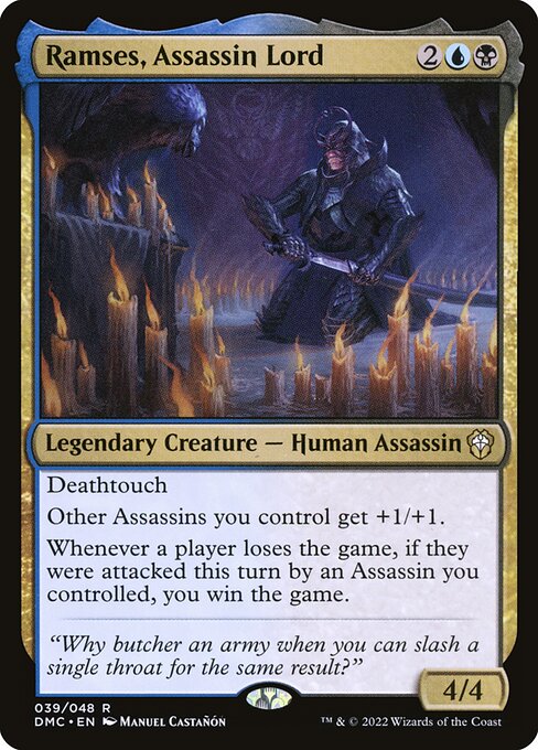 Ramses, Assassin Lord (39) - Dominaria United Commander