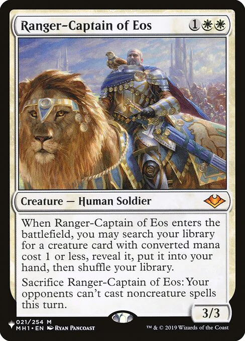 Ranger-Captain of Eos (MH1-21) - The List