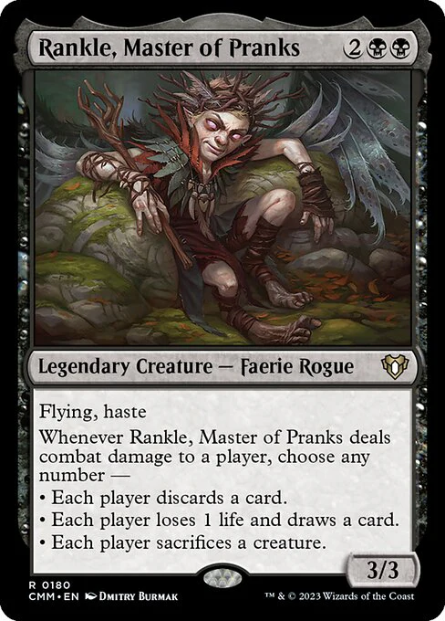 Rankle, Master of Pranks (180) - Commander Masters