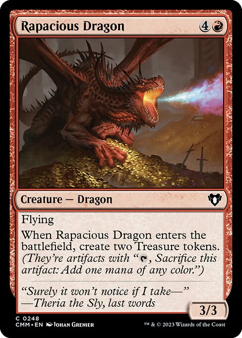 Rapacious Dragon (248) - Commander Masters