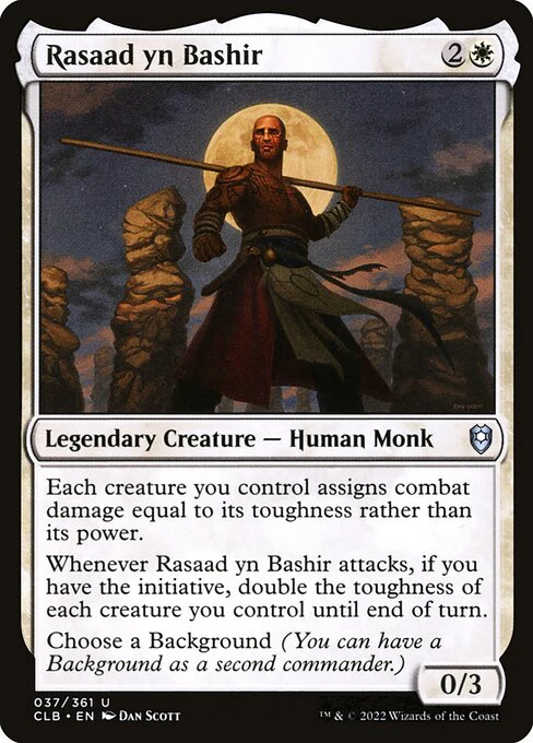 Rasaad yn Bashir (37) (Foil) - Commander Legends: Battle for Baldur's Gate