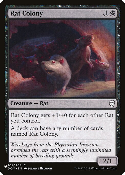 Rat Colony (DOM-101) - The List