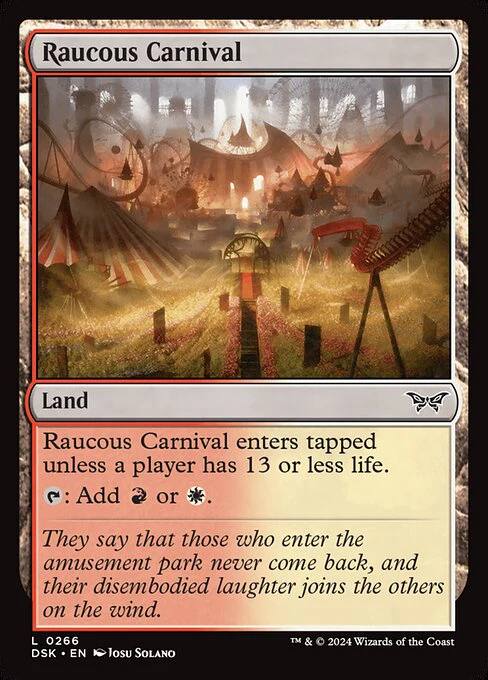 Raucous Carnival (266) - Duskmourn: House of Horror