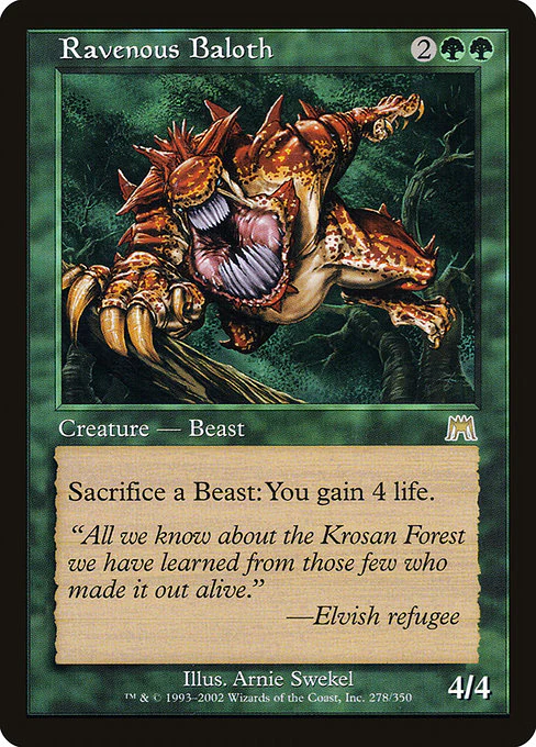 Ravenous Baloth (278) - Onslaught