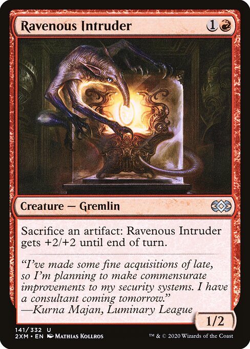 Ravenous Intruder (141) (Foil) - Double Masters