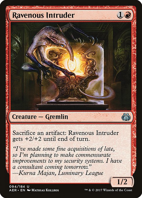 Ravenous Intruder (94) (Foil) - Aether Revolt