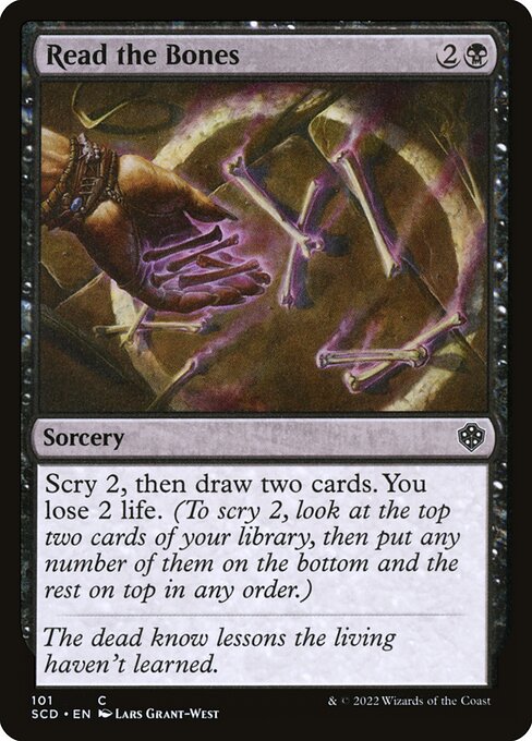 Read the Bones (101) - Starter Commander Decks