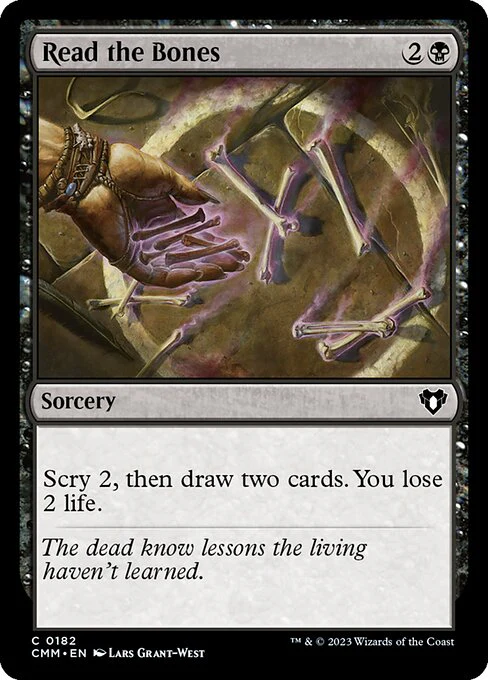 Read the Bones (182) - Commander Masters