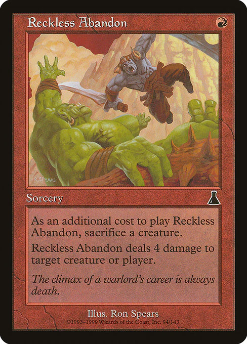 Reckless Abandon (94) - Urza's Destiny