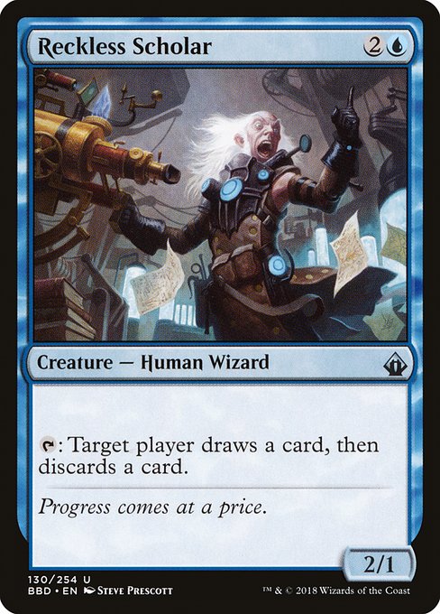 Reckless Scholar (130) (Foil) - Battlebond