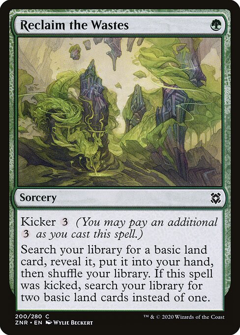 Reclaim the Wastes (200) - Zendikar Rising