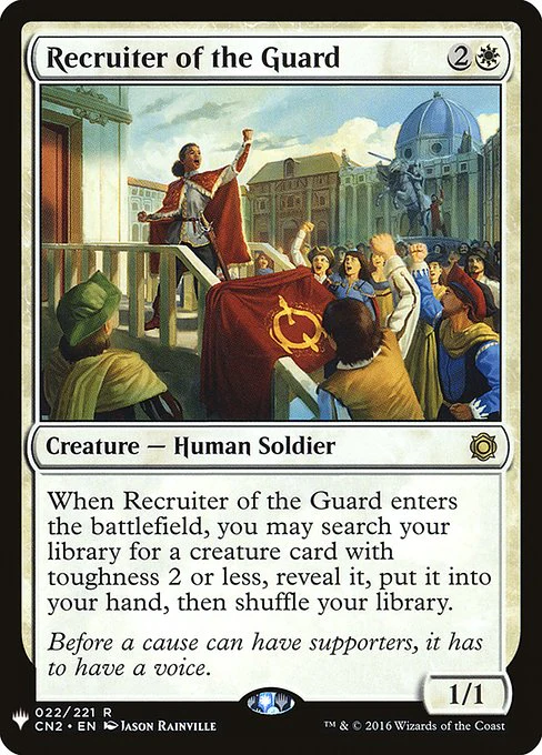 Recruiter of the Guard (CN2-22) - The List