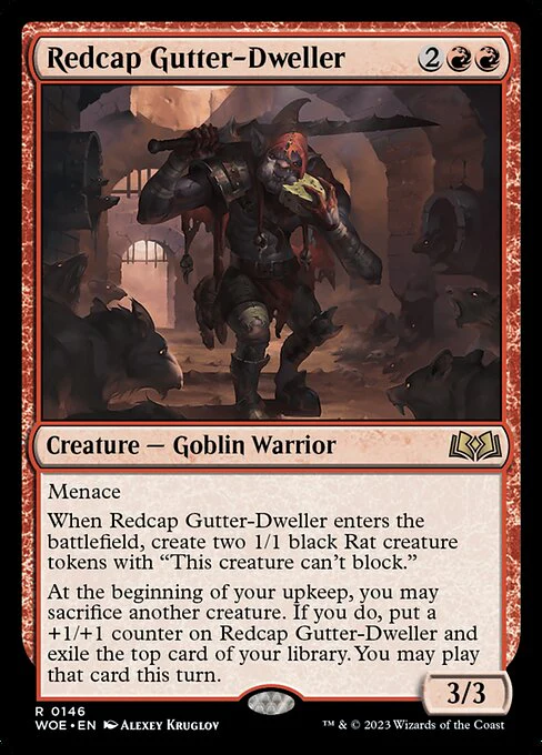 Redcap Gutter-Dweller (146) - Wilds of Eldraine