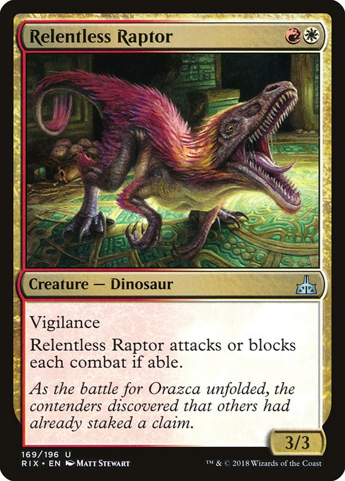 Relentless Raptor (169) (Foil) - Rivals of Ixalan