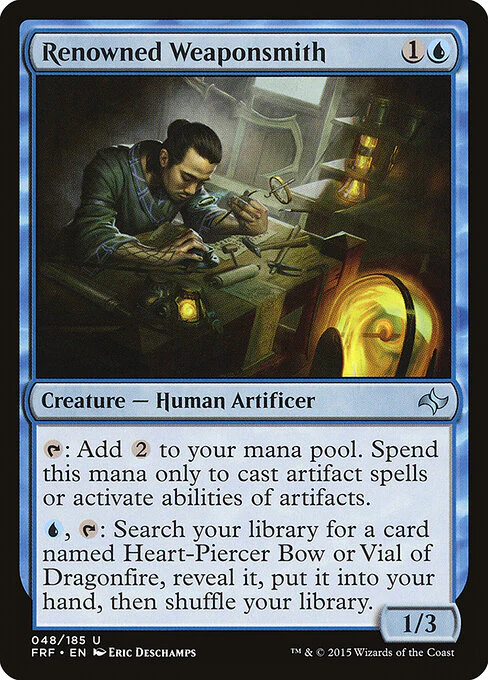 Renowned Weaponsmith (48) (Foil) - Fate Reforged