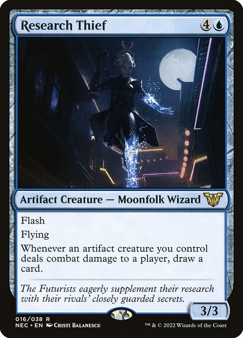 Research Thief (16) - Neon Dynasty Commander