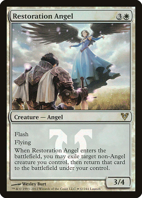 Restoration Angel (32★) (Foil) - Avacyn Restored Promos