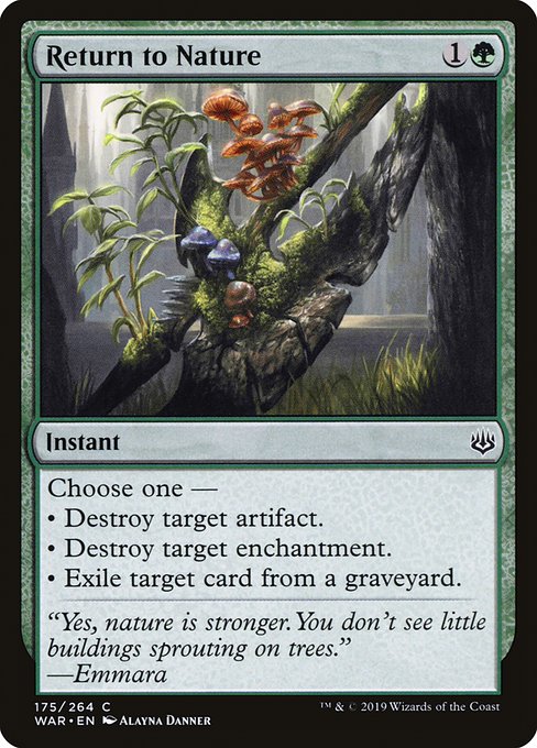 Return to Nature (175) (Foil) - War of the Spark