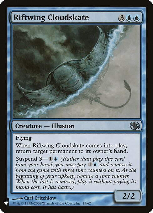 Riftwing Cloudskate (DD2-15) - The List
