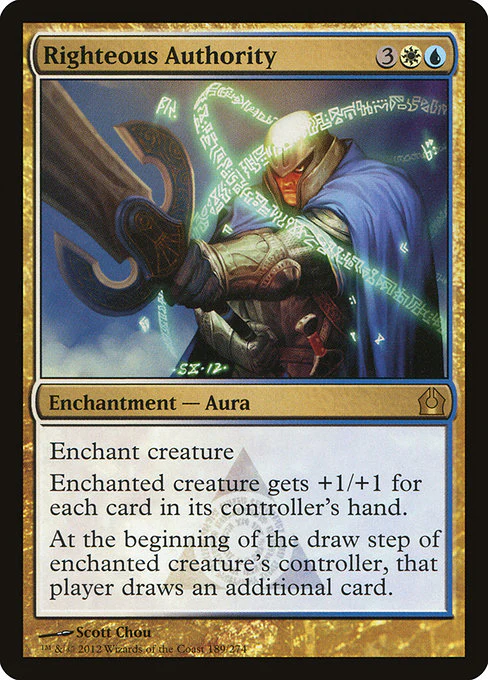 Righteous Authority (189) - Return to Ravnica
