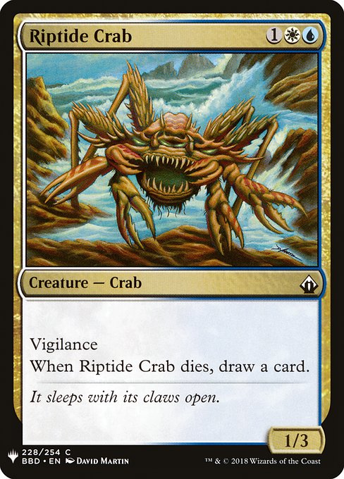 Riptide Crab (BBD-228) - The List