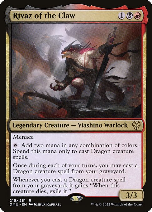 Rivaz of the Claw (215) - Dominaria United