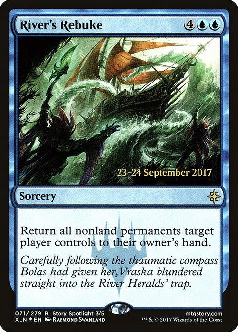 River's Rebuke (71s) (Foil) - Ixalan Promos