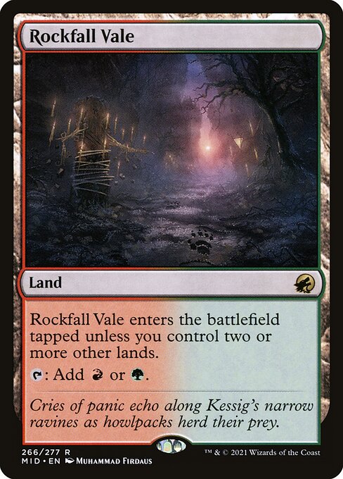 Rockfall Vale (266) - Innistrad: Midnight Hunt