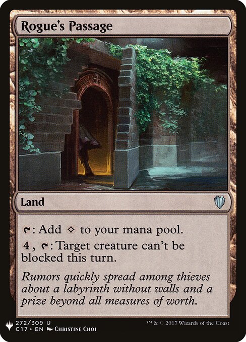Rogue's Passage (C17-272) - The List