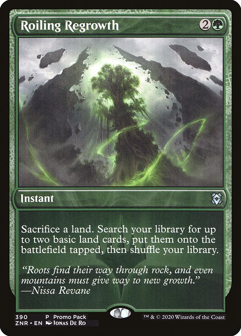 Roiling Regrowth (390) - Zendikar Rising