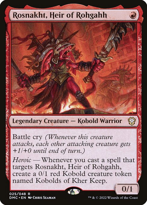 Rosnakht, Heir of Rohgahh (25) - Dominaria United Commander