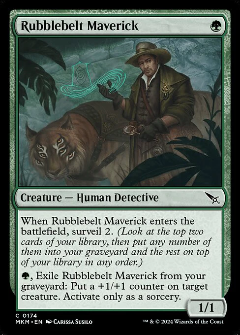 Rubblebelt Maverick (174) (Foil) - Murders at Karlov Manor