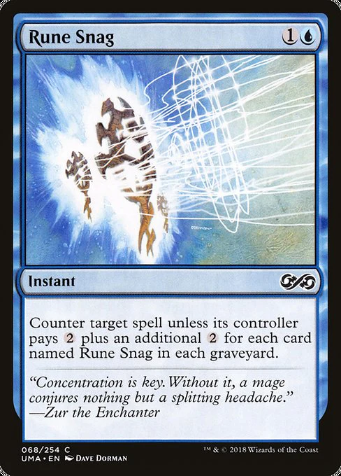Rune Snag (68) (Foil) - Ultimate Masters