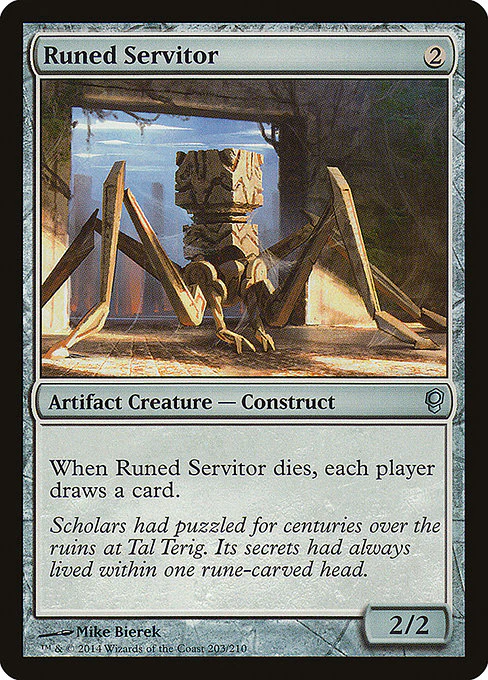 Runed Servitor (203) (Foil) - Conspiracy