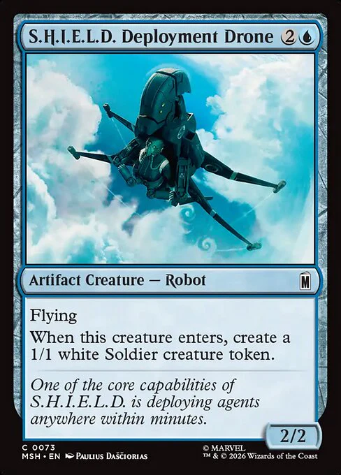 S.H.I.E.L.D. Deployment Drone (73) (Foil) - Marvel Super Heroes