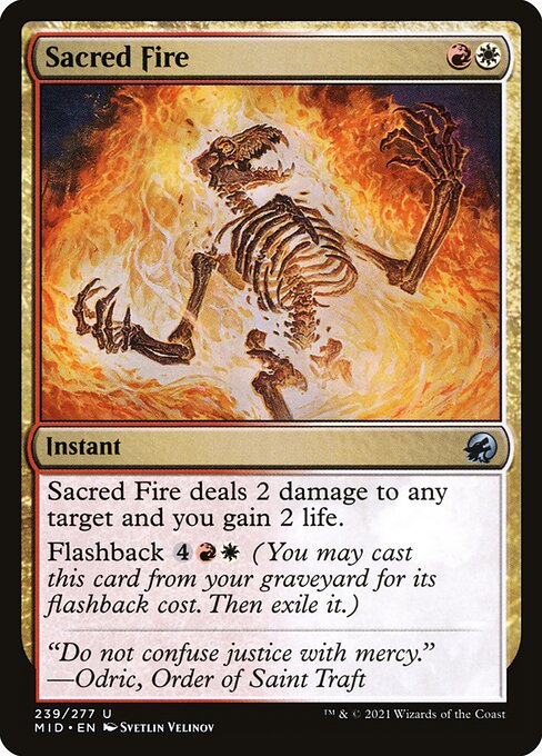 Sacred Fire (239) - Innistrad: Midnight Hunt