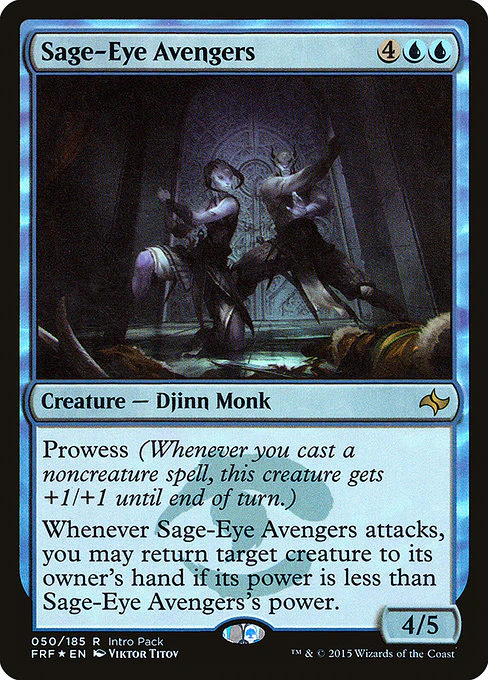 Sage-Eye Avengers (50) (Foil) - Fate Reforged Promos