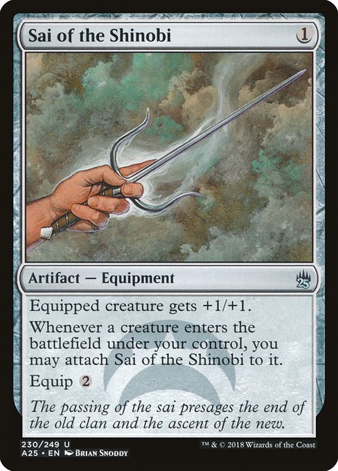 Sai of the Shinobi (230) (Foil) - Masters 25