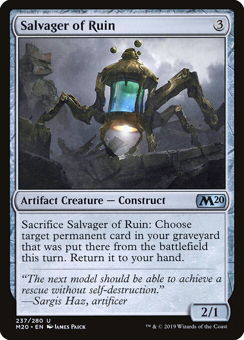 Salvager of Ruin (237) (Foil) - Core Set 2020