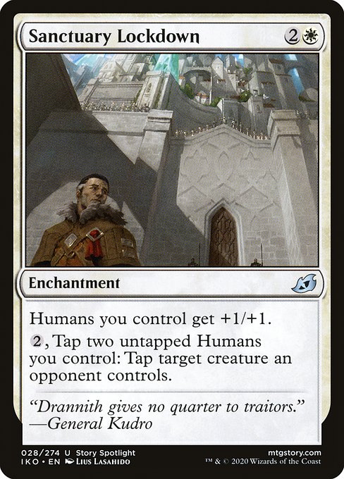 Sanctuary Lockdown (28) (Foil) - Ikoria: Lair of Behemoths