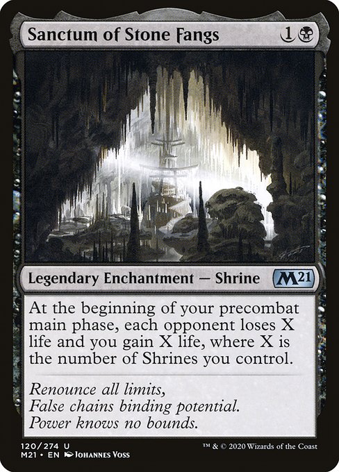 Sanctum of Stone Fangs (120) - Core Set 2021