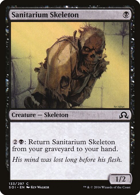 Sanitarium Skeleton (133) (Foil) - Shadows over Innistrad