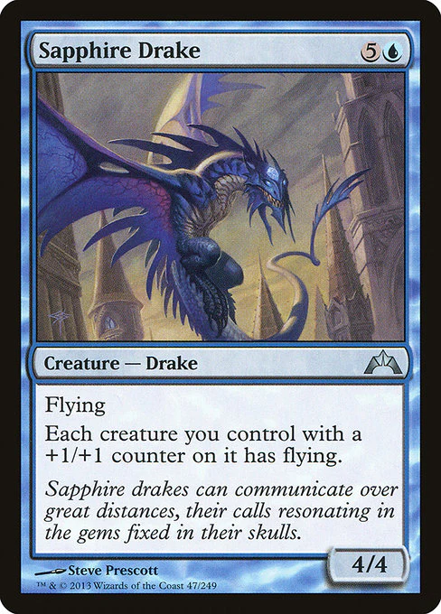 Sapphire Drake (47) (Foil) - Gatecrash
