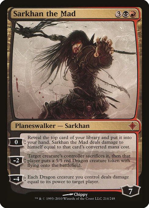 Sarkhan the Mad (214) (Foil) - Rise of the Eldrazi