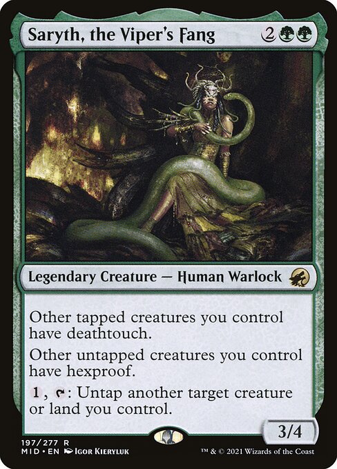 Saryth, the Viper's Fang (197) (Foil) - Innistrad: Midnight Hunt